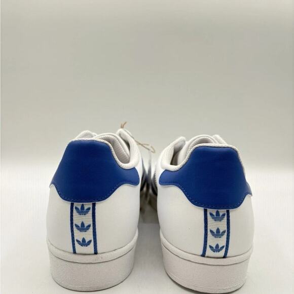 Adidas Men's Superstar Originals men’s size 12 Cloud White Blue |IG9368| - Picture 3 of 4